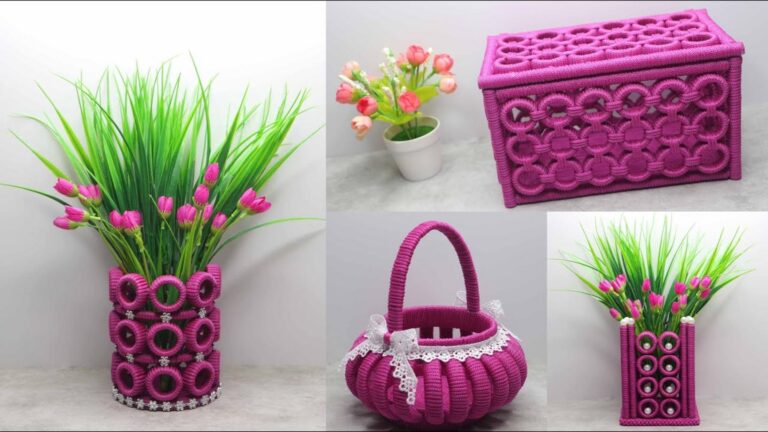 Questo semplice gesto trasforma tappi di plastica in oggetti decorativi sorprendenti…