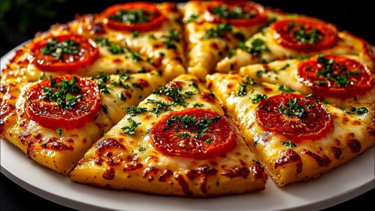 Questo semplice gesto trasforma 2 uova e 2 patate in una pizza divina…