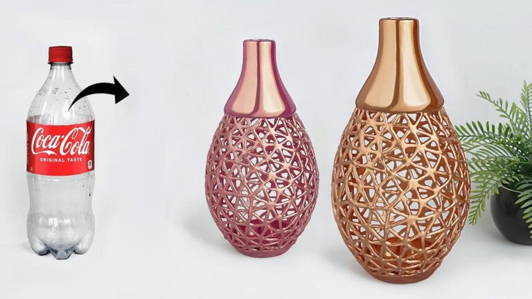 Questo semplice gesto trasforma bottiglie di plastica in vasi da sogno…