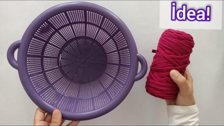 Questo semplice gesto trasforma un vecchio scolapasta in un oggetto da sogno…