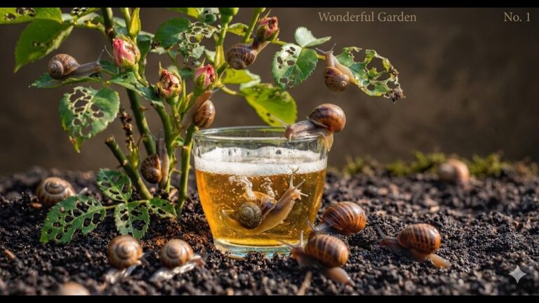 Scopri 5 trucchi con la birra per salvare le tue rose dai molluschi!