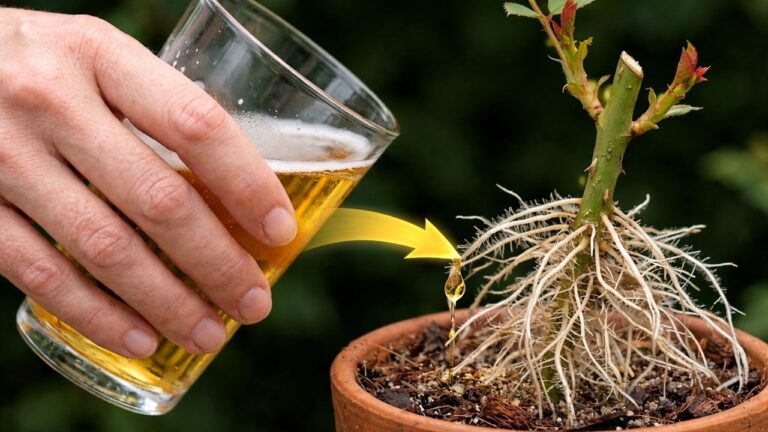 Scopri 5 trucchi per radicare talee di rosa in una notte con la birra!