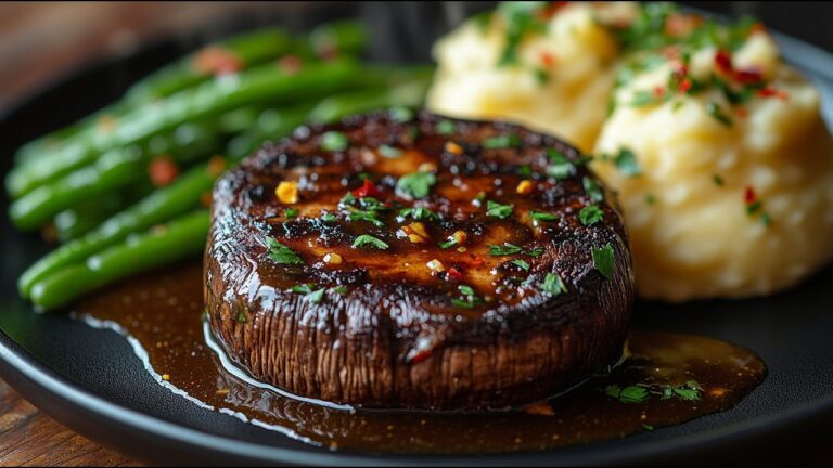 5 Passi per Preparare un Delizioso Vegan Mushroom Steak con Salsa Ricca