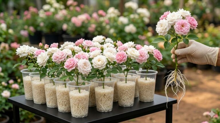Scopri 5 trucchi per fare fiorire i tuoi tagli di rosa tutto l’anno!