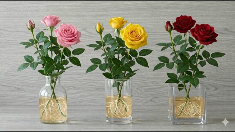 Scopri come far crescere rose in acqua: 5 semplici passi per un esperimento di 21 giorni!