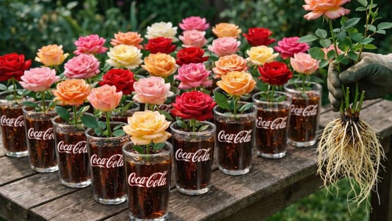 Radici di rose in 1 notte con Coca-Cola: il metodo 100% naturale!