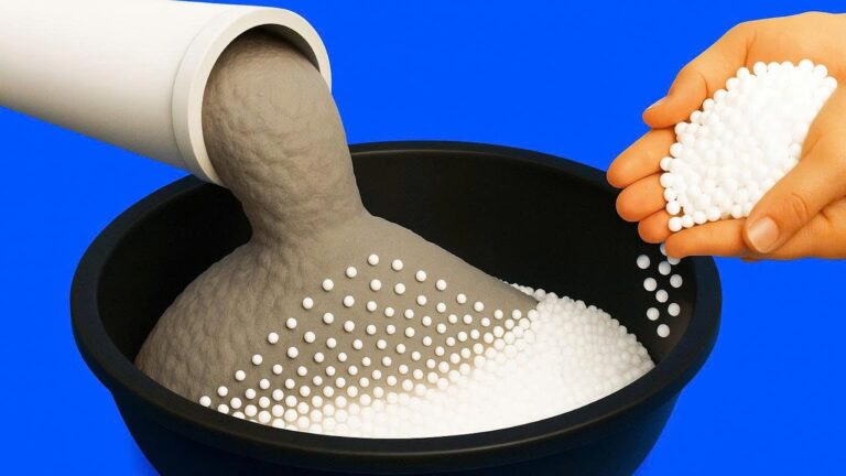 5 Modi Sorprendenti per Mescolare Cemento con Schiuma Schiacciata! Scopri il Segreto!