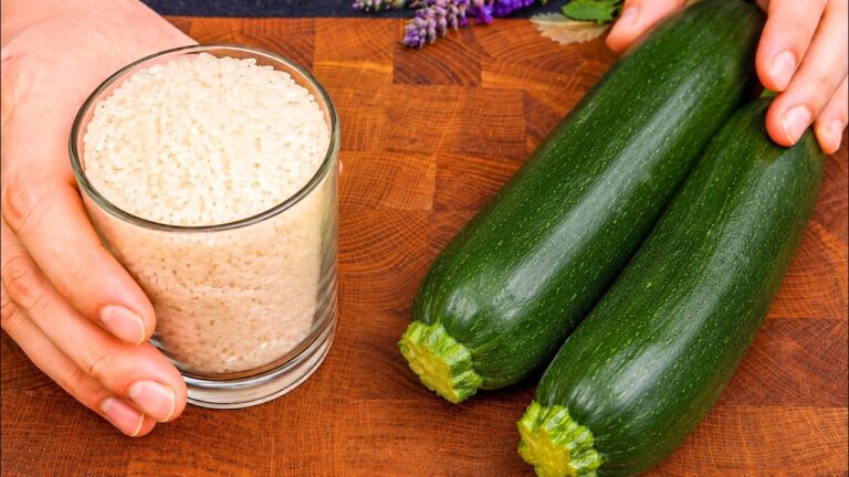 1 Tazza di Riso e 2 Zucchini: Cena Veloce e Deliziosa da Provare!