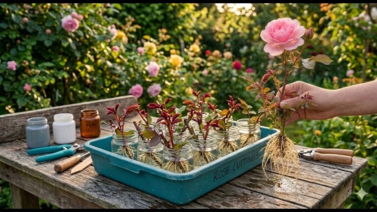 4 Passi Facili per una Crescita Sbalorditiva delle Radici delle Rose! 🌹