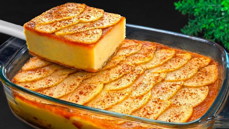 5 minuti per un dolce dietetico con avena e mele, senza zucchero né burro!