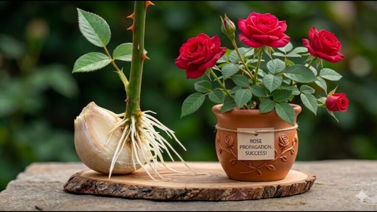 Scopri 5 trucchi con l’aglio per far fiorire le talee di rosa!
