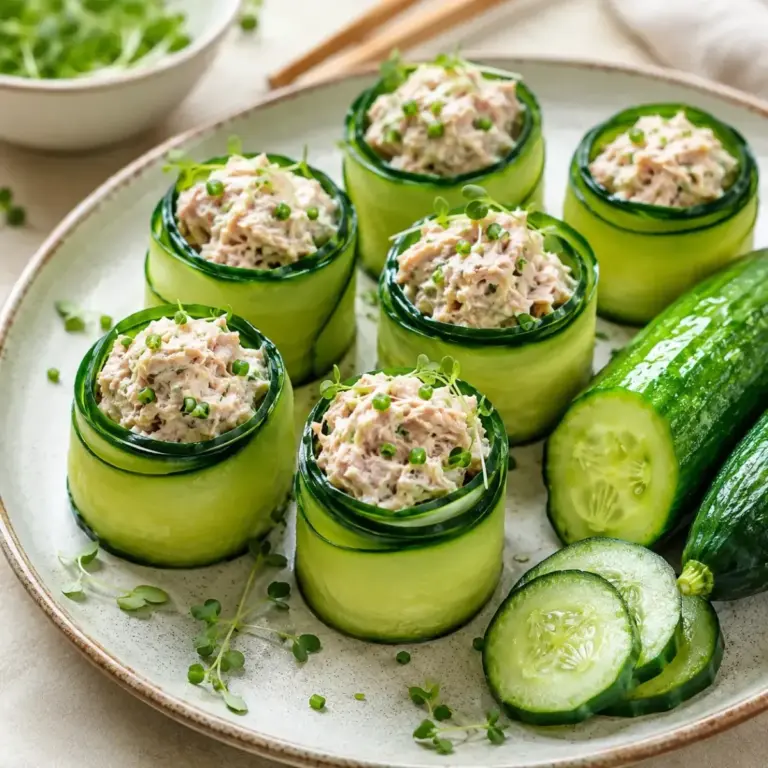 Corona di Cetrioli al Tonno: Antipasto Fresco, Elegante e Facile da Preparare