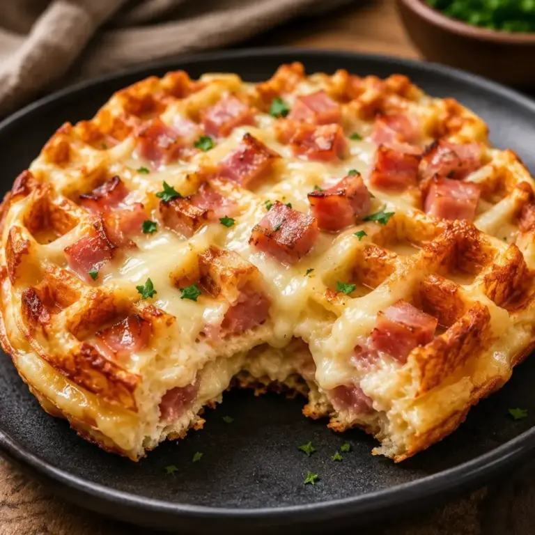 Waffle Salati con Prosciutto e Formaggio: ecco la ricetta perfetta