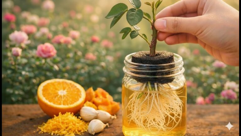 Scopri 1 acqua segreta per far radicare le talee di rosa in un solo giorno!