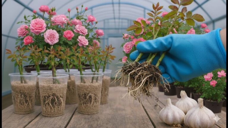 Propaga 7 rose in un attimo con l’uso dell’aglio e scopri come!