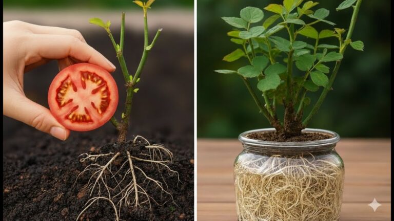 1 fetta di pomodoro: 1001 radici e germogli in un lampo! Scopri come!
