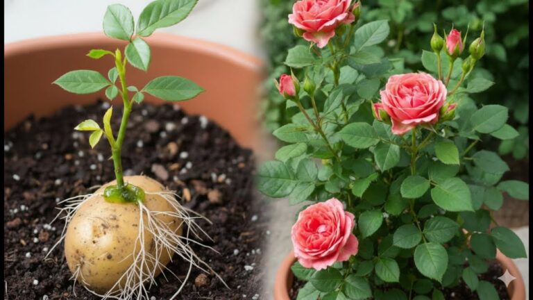 Scopri 7 trucchi per far radicare le rose in patate facilmente e velocemente!