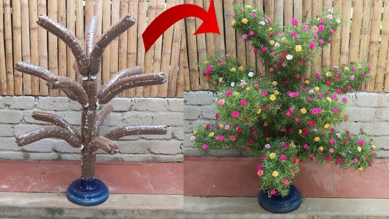 10 idee creative per giardini con piante in bottiglie di plastica