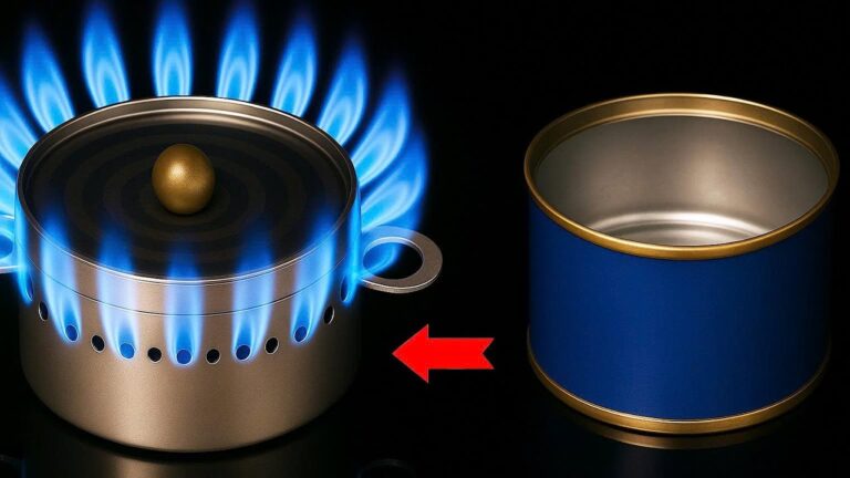 5 Modi Geniali per Riutilizzare una Lattina di Tonno in un Mini Fornello!