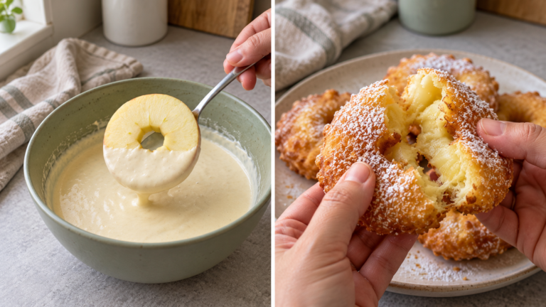 Frittelle di mele semplicissime: 5 minuti di preparazione e un cuore morbido!